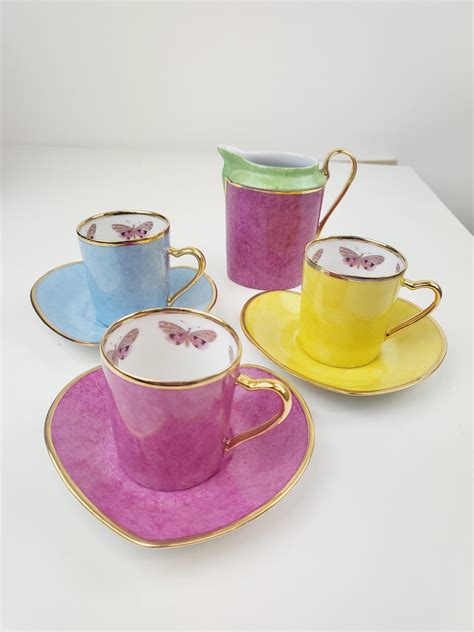 ysl coffe cup|YSL cup and saucer set.